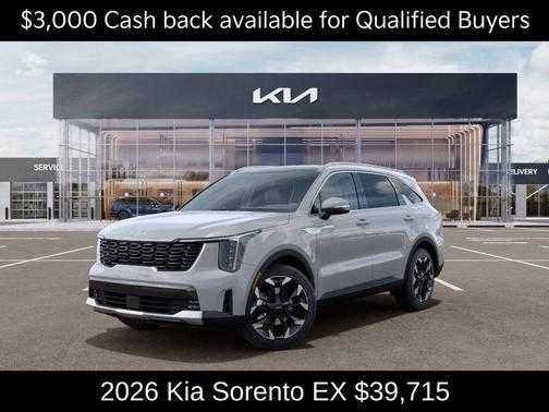 Wolf Gray 2026 Kia Sorento EX