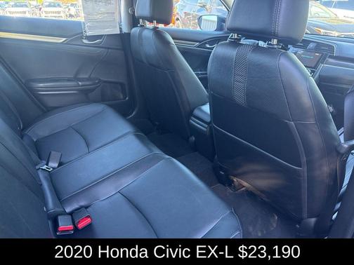 Crystal Black Pearl 2020 Honda Civic EX-L