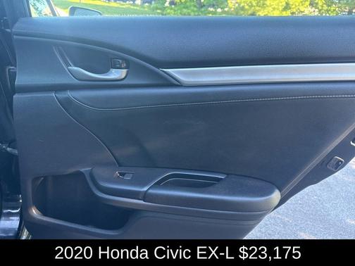 Crystal Black Pearl 2020 Honda Civic EX-L