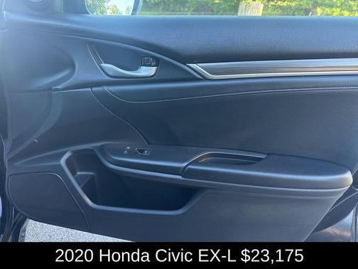 Crystal Black Pearl 2020 Honda Civic EX-L