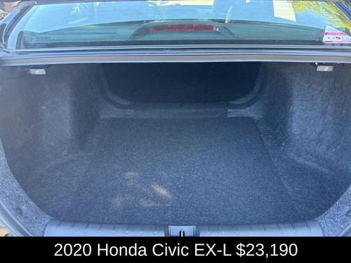 Crystal Black Pearl 2020 Honda Civic EX-L