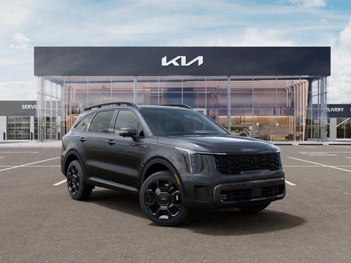 Gray 2026 Kia Sorento Hybrid X-LINE SX PRESTIGE