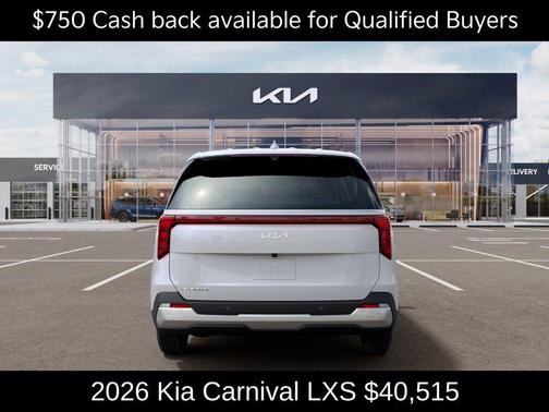 Snow White Pearl 2026 Kia Carnival LXS