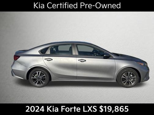 Steel Gray 2024 Kia Forte LXS