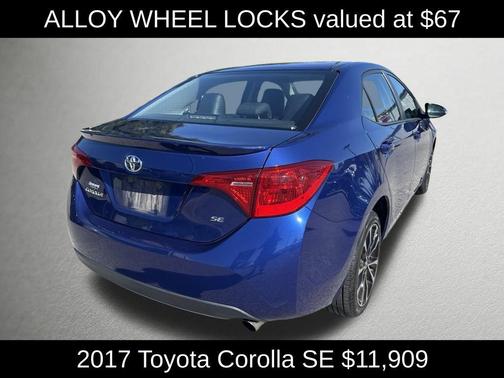 Blue 2017 Toyota Corolla SE