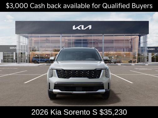 Ivory Silver 2026 Kia Sorento S