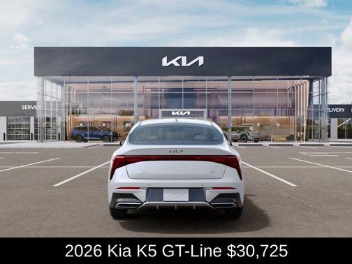 Snow White Pearl 2026 Kia K5 GT-Line