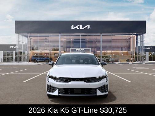 Snow White Pearl 2026 Kia K5 GT-Line