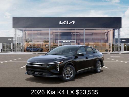 Aurora Black Pearl 2026 Kia K4 LX