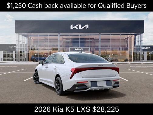 Snow White Pearl 2026 Kia K5 LXS