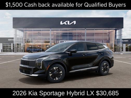 Fusion Orange 2026 Kia Sportage Hybrid LX