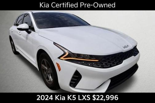 Glacial White Pearl 2024 Kia K5 LXS