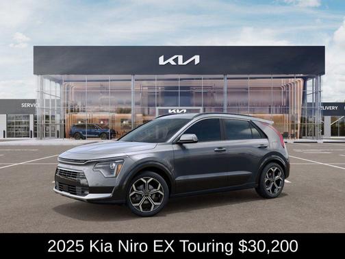 Steel Gray 2025 Kia Niro EX Touring