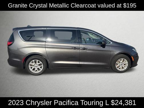 Granite Crystal Clearcoat Metallic 2023 Chrysler Pacifica Touring-L