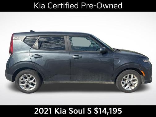 Gravity Gray 2021 Kia Soul S