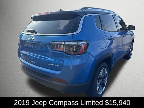 Laser Blue 2019 Jeep Compass Limited