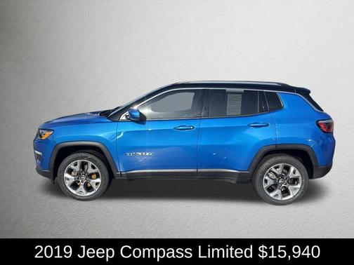 Laser Blue 2019 Jeep Compass Limited