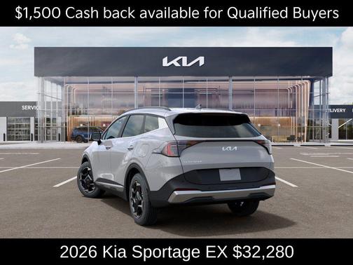 Wolf Gray 2026 Kia Sportage EX