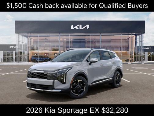Wolf Gray 2026 Kia Sportage EX