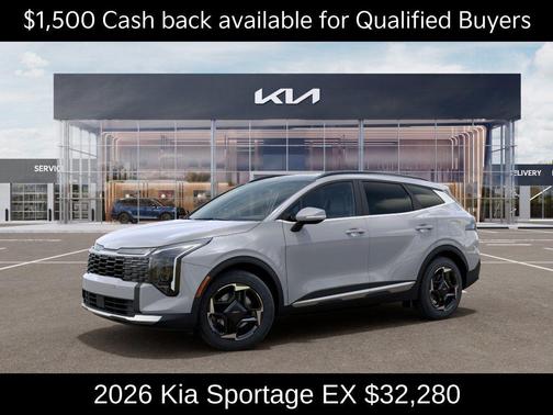 Wolf Gray 2026 Kia Sportage EX