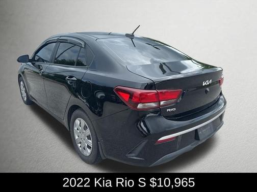 Aurora Black 2022 Kia Rio S