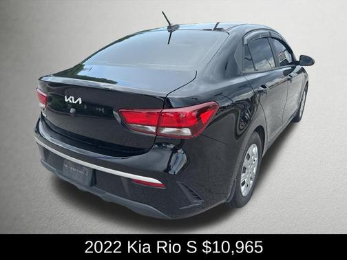 Aurora Black 2022 Kia Rio S