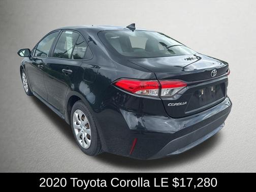 Black Sand Pearl 2020 Toyota Corolla LE