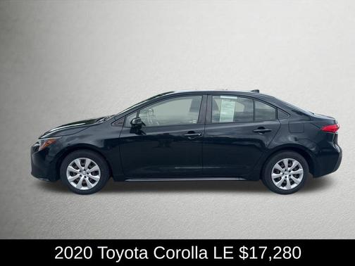Black Sand Pearl 2020 Toyota Corolla LE