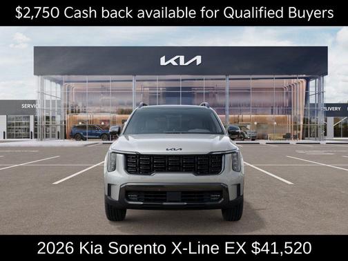 Ivory Silver 2026 Kia Sorento X-Line EX