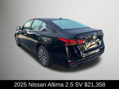 Black 2025 Nissan Altima SV