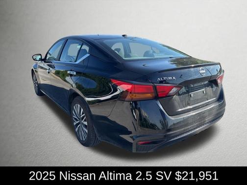 Black 2025 Nissan Altima SV