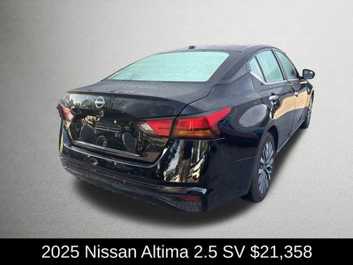 Black 2025 Nissan Altima SV