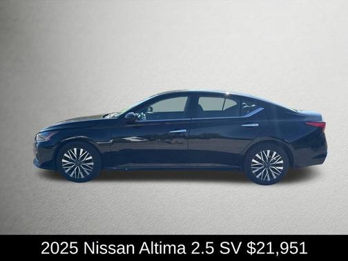 Black 2025 Nissan Altima SV