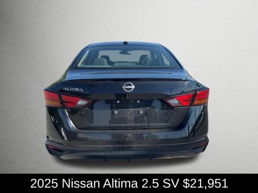 Black 2025 Nissan Altima SV