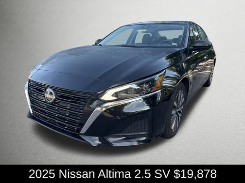 Black 2025 Nissan Altima SV