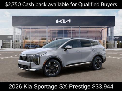 Wolf Gray 2026 Kia Sportage SX-Prestige