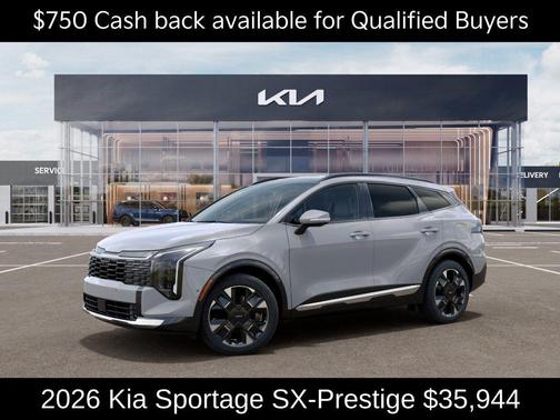 Wolf Gray 2026 Kia Sportage SX-Prestige