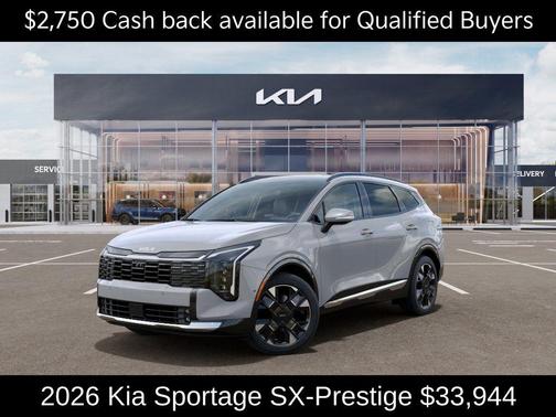Wolf Gray 2026 Kia Sportage SX-Prestige