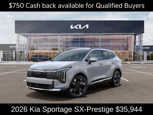 Wolf Gray 2026 Kia Sportage SX-Prestige