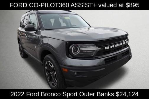 Gray Metallic 2022 Ford Bronco Sport Outer Banks