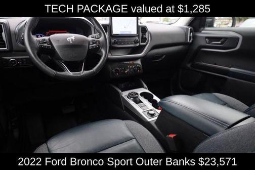 Gray Metallic 2022 Ford Bronco Sport Outer Banks