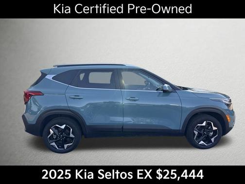Blue 2025 Kia Seltos EX