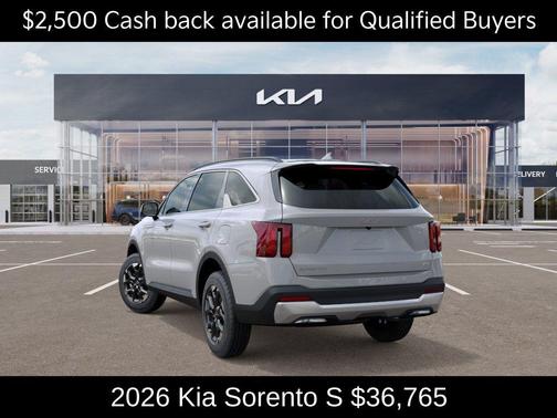 Wolf Gray 2026 Kia Sorento S