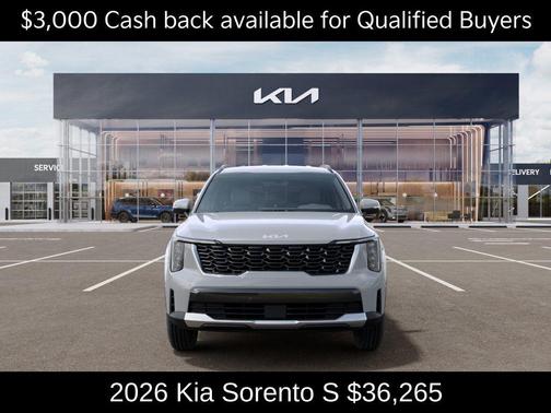 Wolf Gray 2026 Kia Sorento S