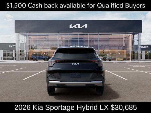 Fusion Orange 2026 Kia Sportage Hybrid LX