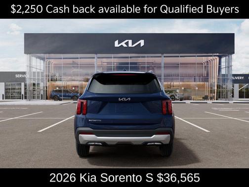 Midnight Black 2026 Kia Sorento S