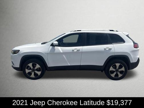 Bright White Clearcoat 2021 Jeep Cherokee Latitude