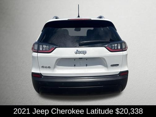 Bright White Clearcoat 2021 Jeep Cherokee Latitude