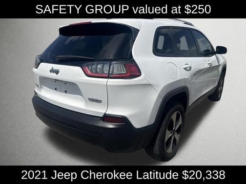 Bright White Clearcoat 2021 Jeep Cherokee Latitude