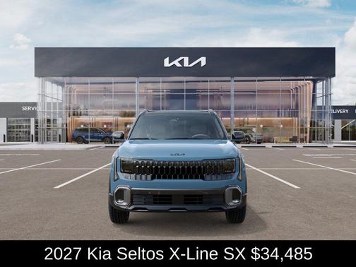 Blue Frost 2027 Kia Seltos X-Line